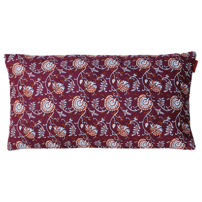 Kussen flower quilt bordeaux