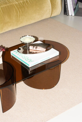 Salontafel Plateau glas