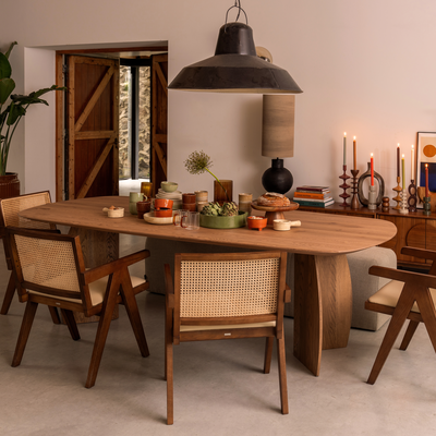 Eettafel Divio tabacco light