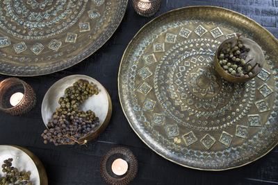 Schaal onderzetter Green Gold