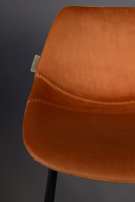 Dutchbone Franky Barkruk Velvet 80 cm - Set van 2