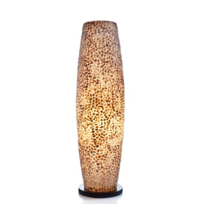 Vloerlamp Cone gold capiz