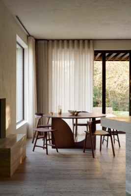 Ethnicraft - Geometric eettafel rond - teak