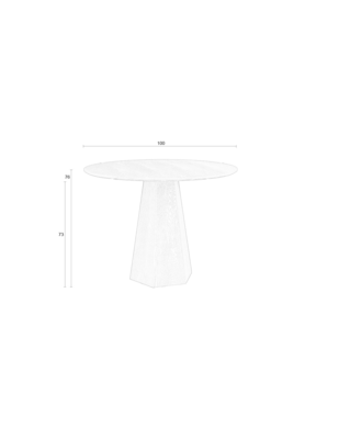 Zuiver Eettafel Pilar
