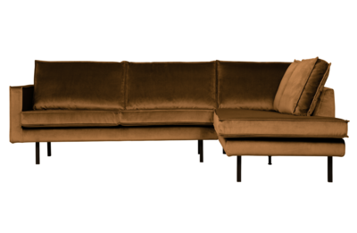 BePureHome hoekbank Rodeo fluweel