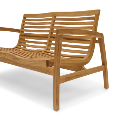 Loungeset Reese natural teak - set van 4