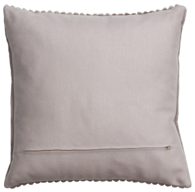 Kussen grof rib zand 48x48cm