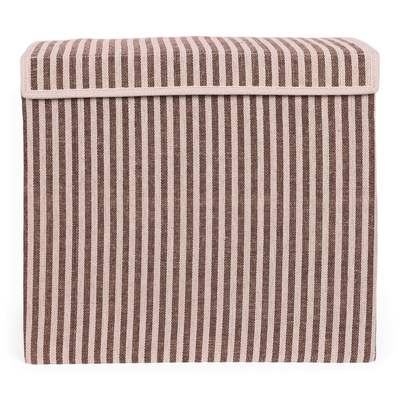 Opbergdoos Auri stripe brown