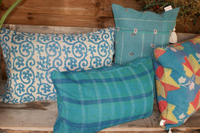 Kussen Kantha vintage 50x70 cm