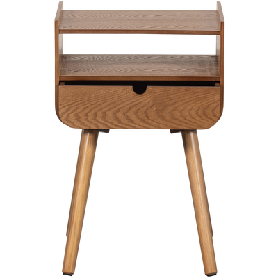 Nils nachtkastje/bijzettafel hout oudroze [fsc]