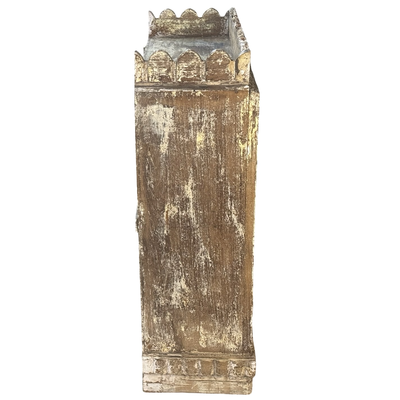 Onderkast glas geel/wit uniek