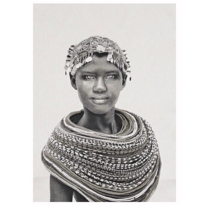 Schilderij Samburu girl 185x115 cm