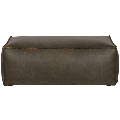 Rodeo poef 43x120x60 ecoleer cognac