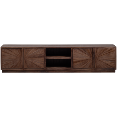 Sun tv meubel recycled teak bruin