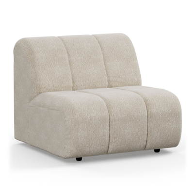 HKliving bank Wave Boucle - Element midden