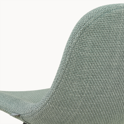Barkruk Nino-Mats zwart onderstel 75 cm