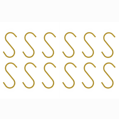 S-haakjes - set van 12