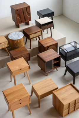 Nachtkastje Isla marmer top