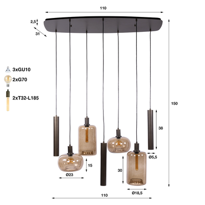 Hanglamp Serendipity 7