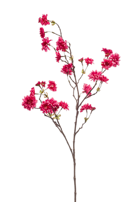 Bloesem kunsttak roze - 2 stuks