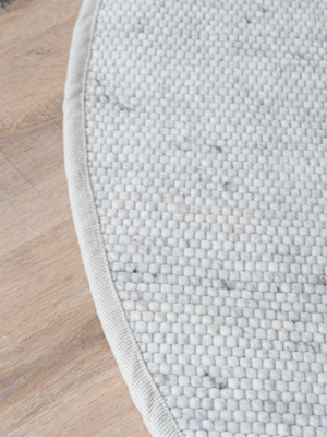 Vloerkleed Scott ivoor rond