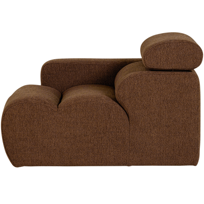 Novi 1-zits element arm links boucle karamelbruin
