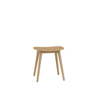 Muuto kruk Fiber Stool Wood Base