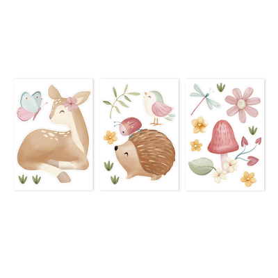 Muurstickers Fairy Garden (A4)