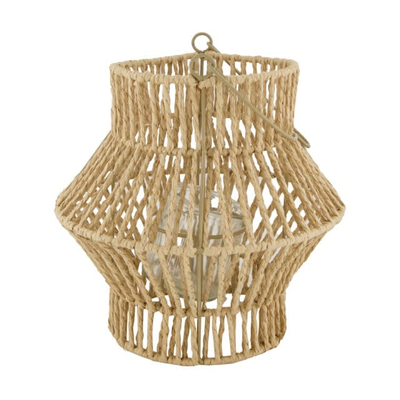 Natuurlijke lantaarn met koord