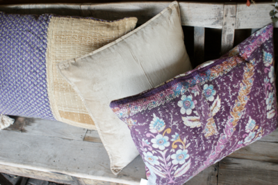 Kussen Kantha vintage 50x70 cm