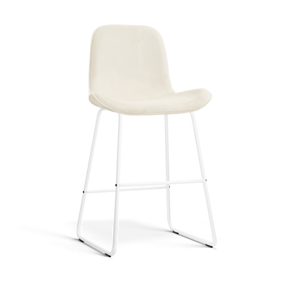 Barkruk Nino-Fé - wit onderstel - 65 cm