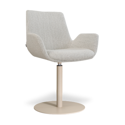 niva-eef draaibare eetkamerstoel - beige