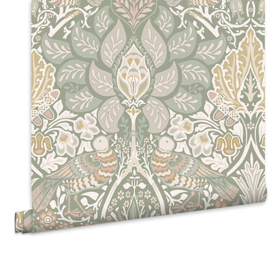 Behang William Morris at Home Dove Rose