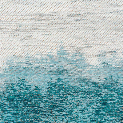 Vloerkleed Storm blauw en wit gradiënt