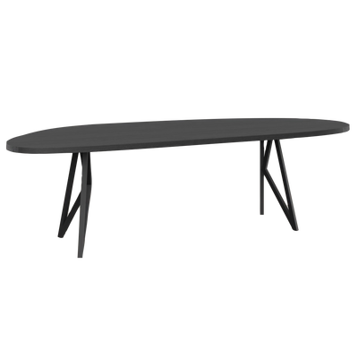 Studio HENK tafel Butterfly Blob - zwart frame, zwarte beits