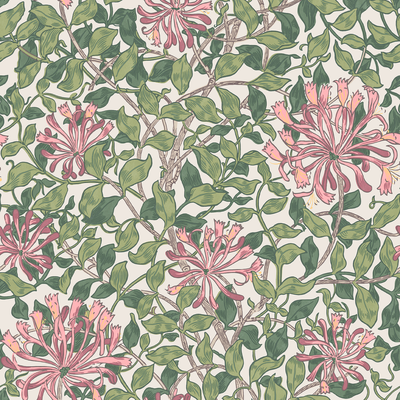 Behang William Morris at Home Honeysuckle