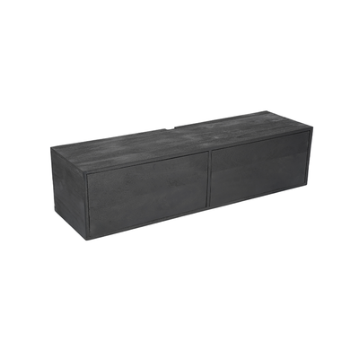 Zwevend Tv-meubel All Black