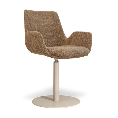 niva-eef draaibare eetkamerstoel - beige