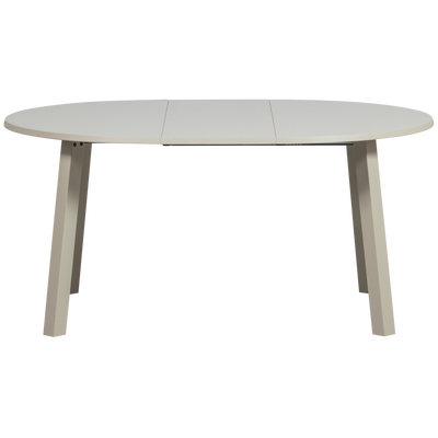 Janne uitschuifbare eettafel rond eiken dakargrau [fsc]