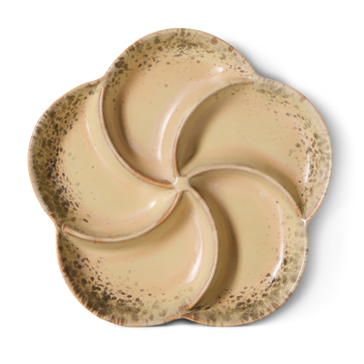 HKliving Servies 70s ceramics snack tray Grit