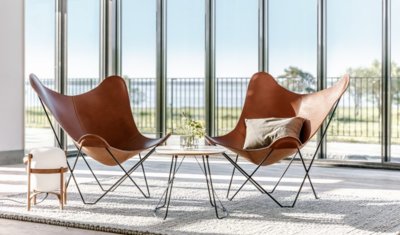 Cuero Design - Mariposa Chair pampas leer