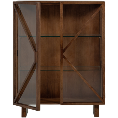 Kella 2-deurs kast mangohout naturel