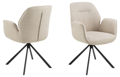 Arne Eetkamerstoel met Arm - Beige