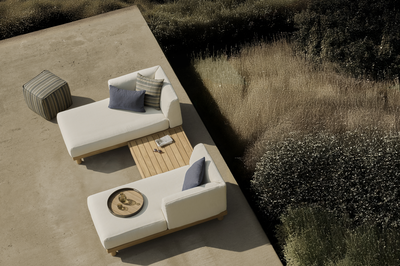 Monocle outdoor modulaire sofa