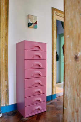 HKliving Schilderij Pocket exhibit Palette 20x26 cm