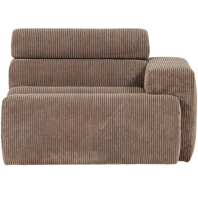 Novi 1-zits element arm links boucle karamelbruin