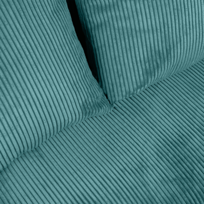Loods 5 loveseat Mino ribfluweel
