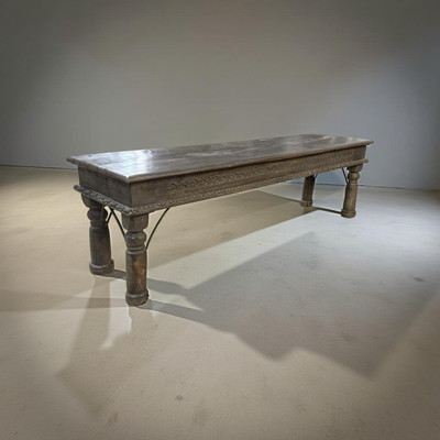 Salontafel/bank grijs uniek