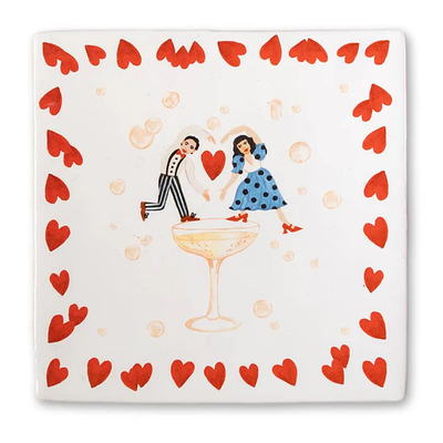 StoryTiles Wandtegel Cheers to love