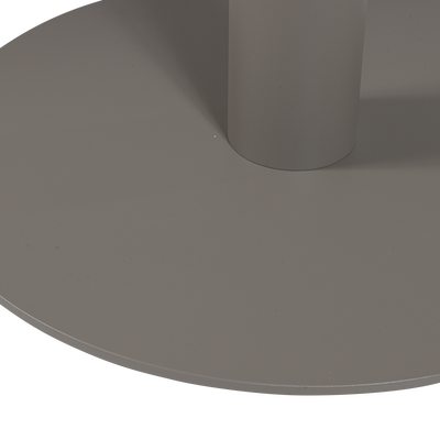 Vela tuintafel rond o122cm hout/aluminium naturel/zand [fsc]